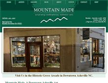 Tablet Screenshot of mtnmade.com